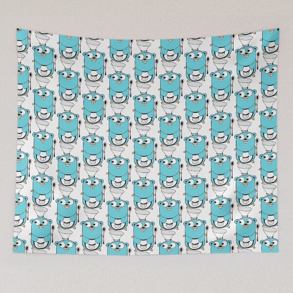Item preview, Golang Gopher Go Chef designed and sold by THEMADBRUSH.