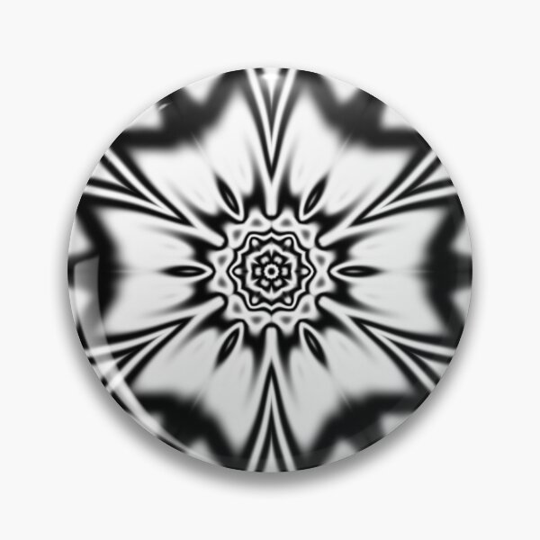 Item preview, Kaleidoscope Abstract Pattern Black and white designed and sold by Calakan.
