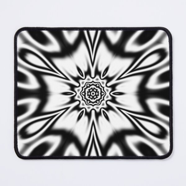 Item preview, Kaleidoscope Abstract Pattern Black and white designed and sold by Calakan.