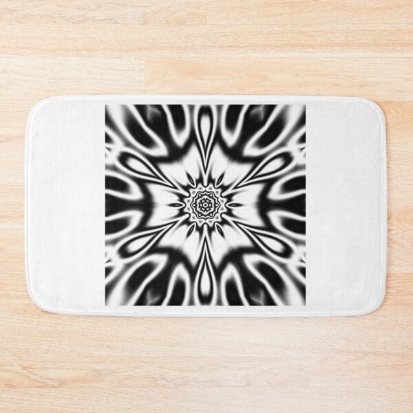 Item preview, Kaleidoscope Abstract Pattern Black and white designed and sold by Calakan.