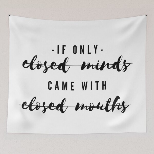 Item preview, Closed minds with Closed mouths designed and sold by Pictionary57.