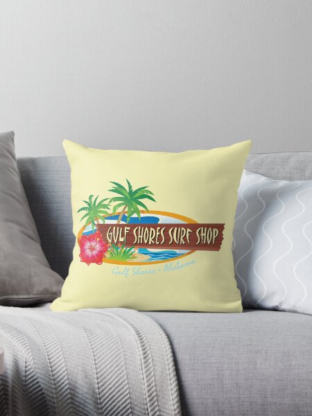 Gulf Shores Pillows & Cushions for Sale | Redbubble