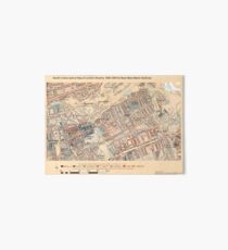 Booth's Map of London Poverty for Bow West ward, Hackney Art Board