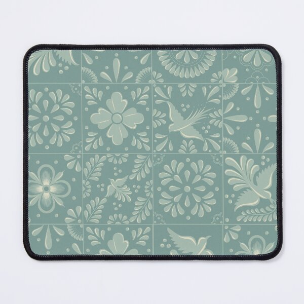 Item preview, Light Turquoise Talavera Tile Pattern by Akbaly designed and sold by Akbaly.