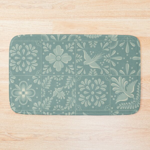Item preview, Light Turquoise Talavera Tile Pattern by Akbaly designed and sold by Akbaly.