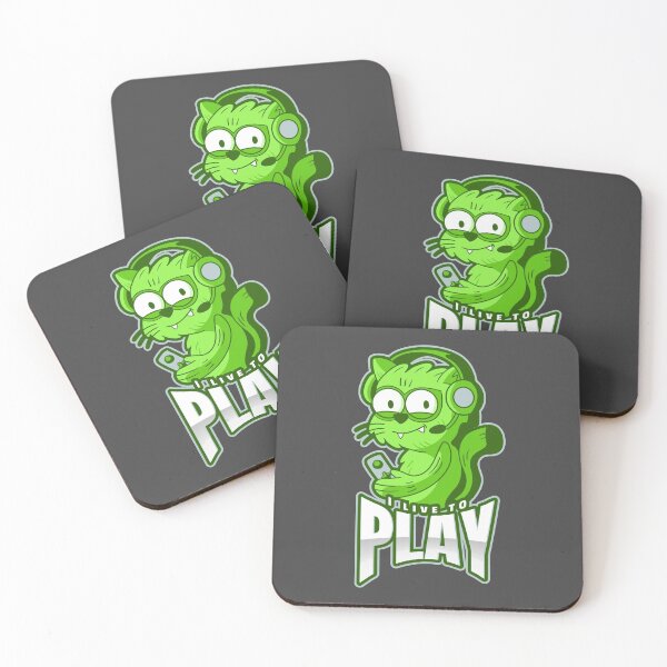 Item preview, I live to play - Halloween Gaming Special designed and sold by 2-Of-A-Kind.