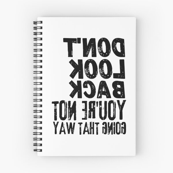Item preview, Copy of Backwards Letter Don't Look Back You're Not Going That Way, Vintage Grunge designed and sold by ACC .