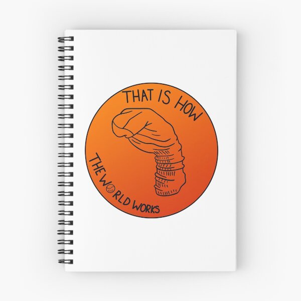 Item preview, That Is How The World Works Sticker Bo Burnham Quotes designed and sold by HarveyJade.