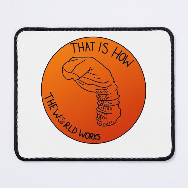 Item preview, That Is How The World Works Sticker Bo Burnham Quotes designed and sold by HarveyJade.