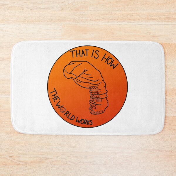 Item preview, That Is How The World Works Sticker Bo Burnham Quotes designed and sold by HarveyJade.