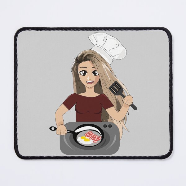 Item preview, valkyrae making bacon and eggs for breakfast and have fun,amigops designed and sold by SGS-.