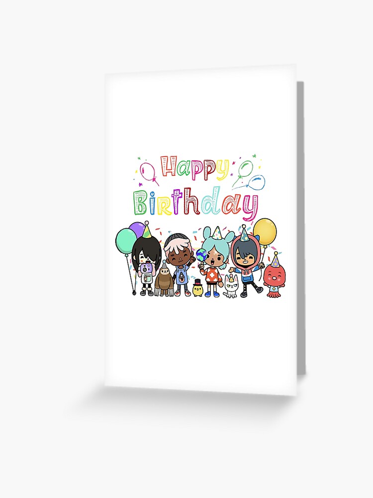 Toca world - tocaboca Characters Greeting Card for Sale by nokenoma