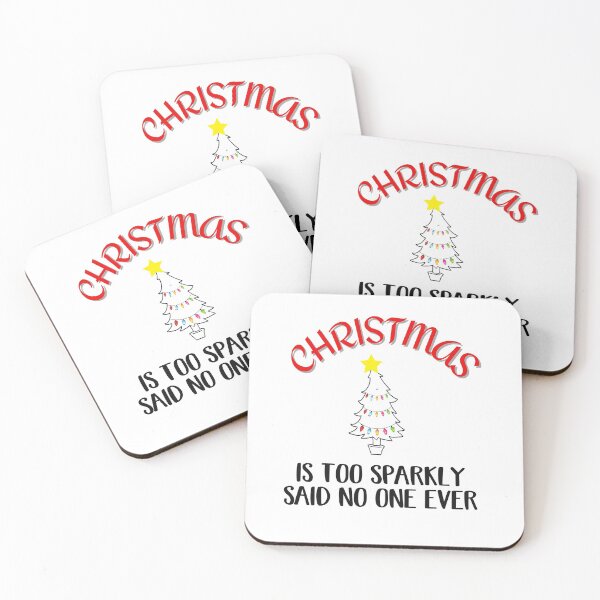 Item preview, Christmas Is Too Sparkly, May Your Christmas Sparkle designed and sold by SportyDogShop.