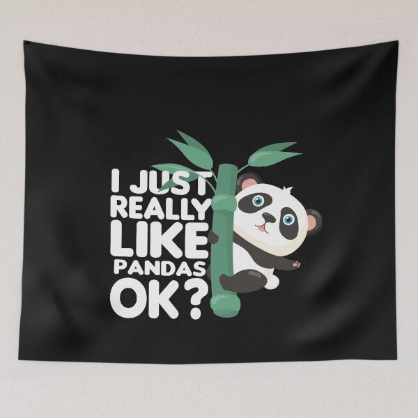 Item preview,  I Just Really Like Pandas, OK? T-Shirt designed and sold by bestdesigns2020.
