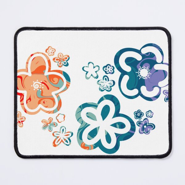 Item preview, Pretty Trippy Flowers, Rainbow, Doodle, Flower Doodle designed and sold by haleypink.