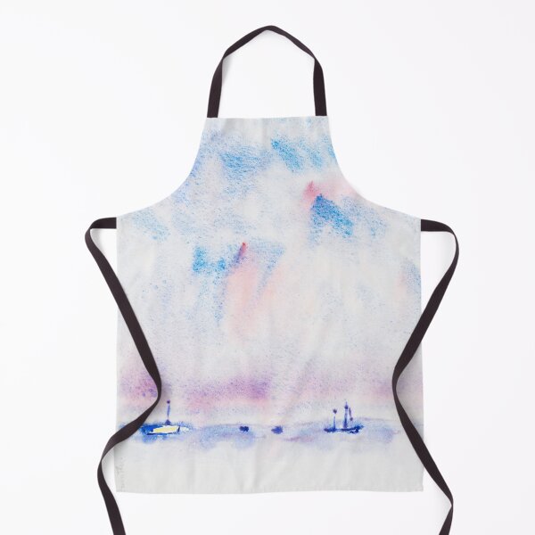 Item preview, Watercolor Painting Bermuda Sky and Sea with Boats (ca. 1917) by Charles Demuth designed and sold by Designedbysm.