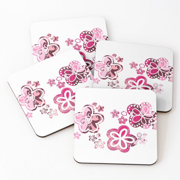 Item preview, Pink and Purple Pretty Trippy Flowers, Rainbow, Doodle, Flower Doodle designed and sold by haleypink.