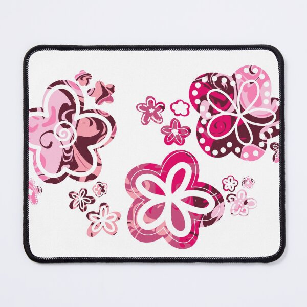 Item preview, Pink and Purple Pretty Trippy Flowers, Rainbow, Doodle, Flower Doodle designed and sold by haleypink.