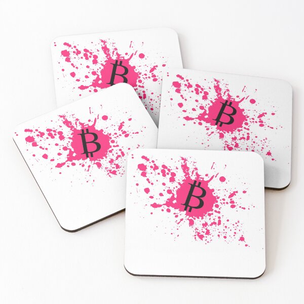 Item preview, Bitcoin Paint Splatter Crypto Design designed and sold by Funny-Tees4U.