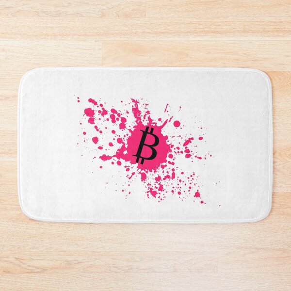 Item preview, Bitcoin Paint Splatter Crypto Design designed and sold by Funny-Tees4U.