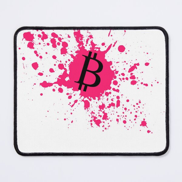 Item preview, Bitcoin Paint Splatter Crypto Design designed and sold by Funny-Tees4U.