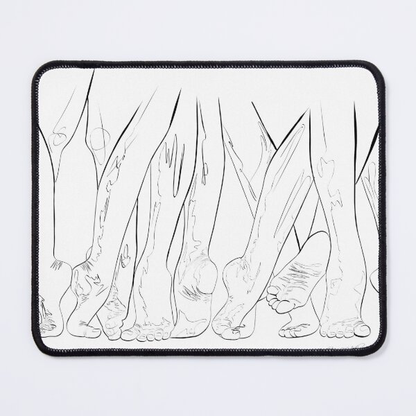 Item preview, Barefoot Dance Line Drawing by OLena Art  designed and sold by Rocky Mountain Artistry.