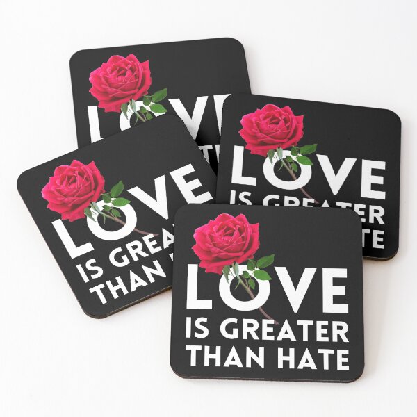 Item preview, love is greater than hate designed and sold by Tremendo.