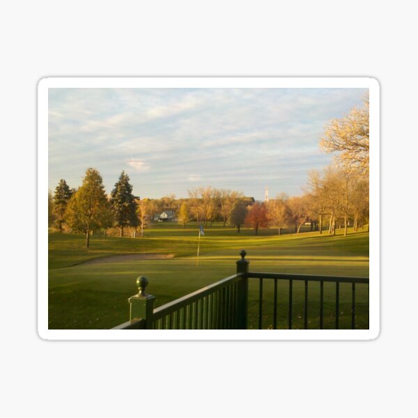 Item preview, Greenhaven Golf Course in Anoka, MN in the fall designed and sold by ZCS2014.
