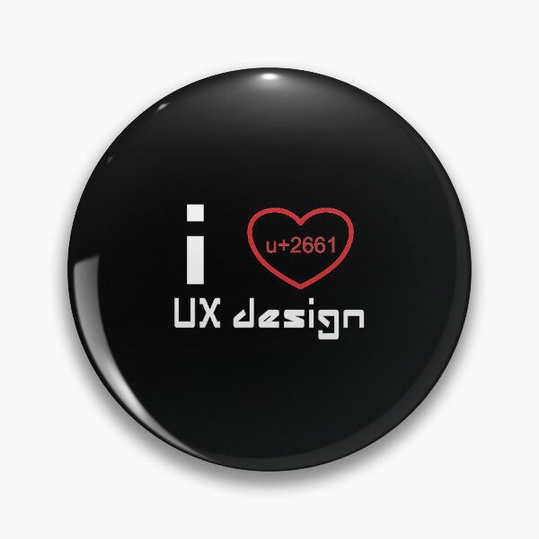 Item preview, I Heart UX design designed and sold by FiaFiaPress.