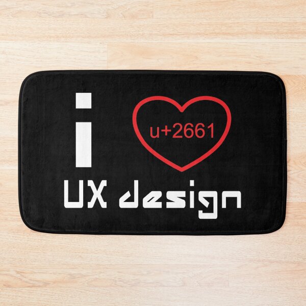Item preview, I Heart UX design designed and sold by FiaFiaPress.