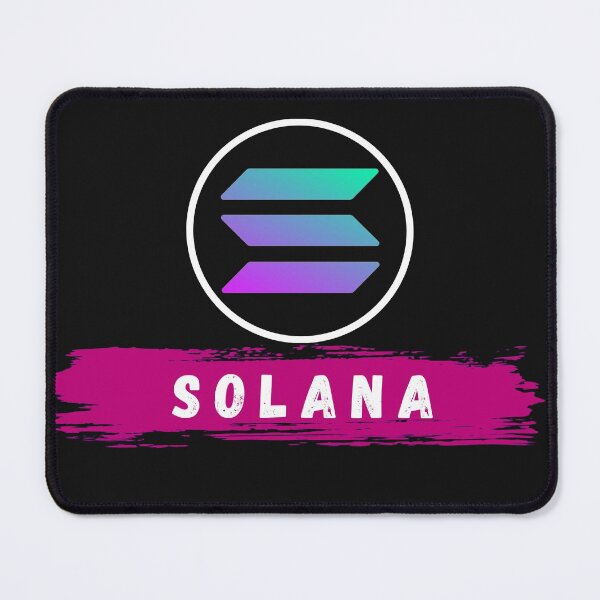 Item preview, Solana Brush Stroke Crypto Design designed and sold by Funny-Tees4U.