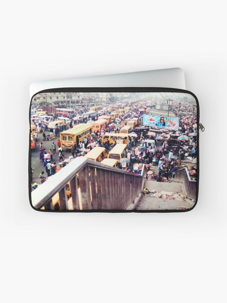 Thumbnail 1 of 2, Laptop Sleeve, Multitude of Humanity designed and sold by Muyiwa.