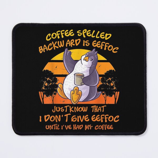 Item preview,  Coffee Spelled Backwards Eeffoc Arctic Penguin designed and sold by cysandy.