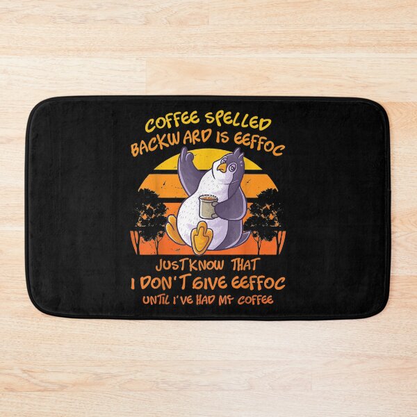 Item preview,  Coffee Spelled Backwards Eeffoc Arctic Penguin designed and sold by cysandy.