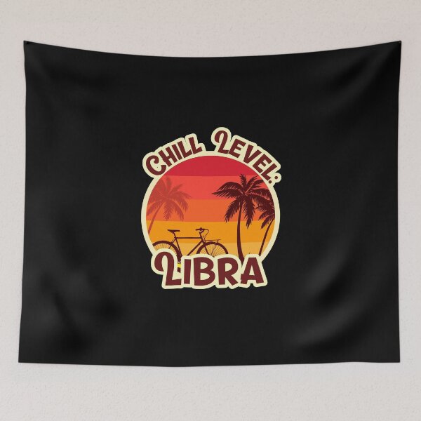 Item preview, Chill Level: Libra, Sunset Beach Libra Starsign Graphic designed and sold by GO SHIRT-TEE.