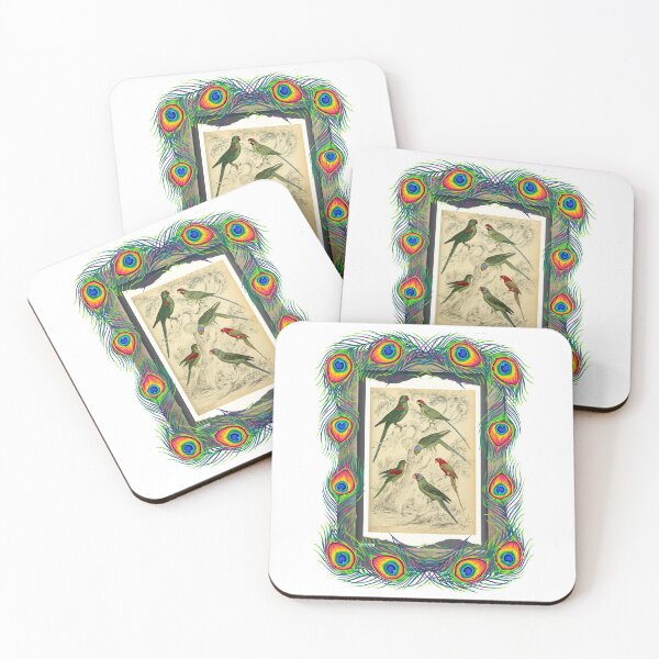 Item preview, Zoological board "Ring parrakeets". designed and sold by AdvanceDesign.