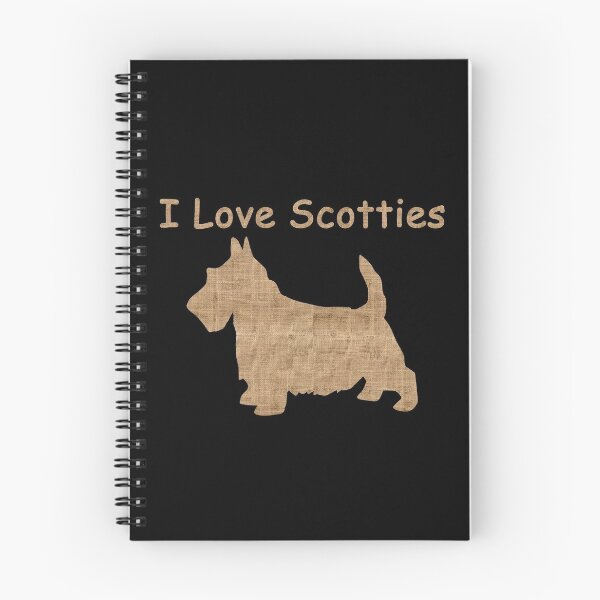 Item preview, Burlap Textured Scottie Dog Silhouette For Scottish Terrier Dog Lover designed and sold by LashCreations.