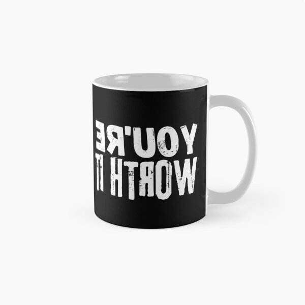 Item preview, Backwards Letter You're Worth It, Vintage Grunge designed and sold by ACC .