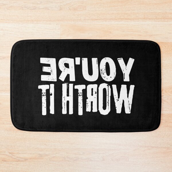 Item preview, Backwards Letter You're Worth It, Vintage Grunge designed and sold by ACC .