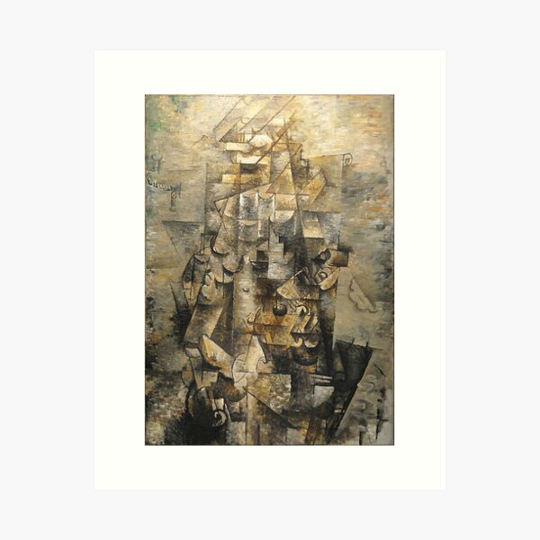 Georges Braque - Man with a Guitar Art Print