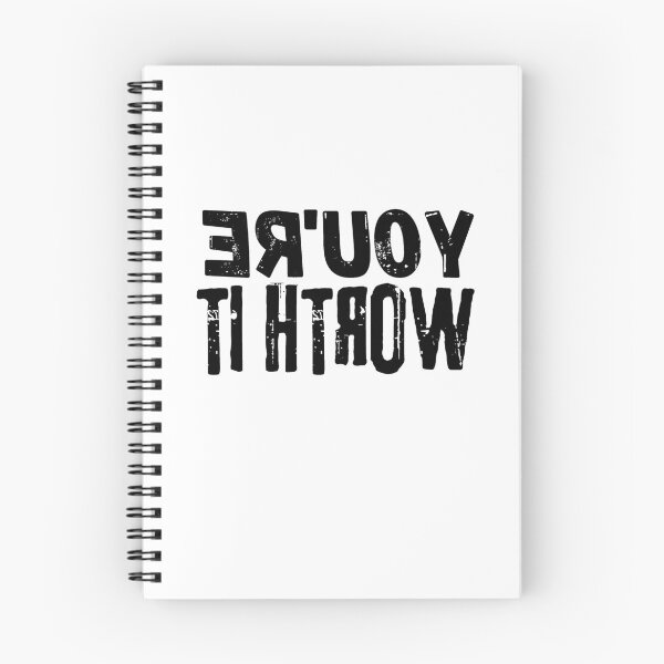 Item preview, Backwards Letter You're Worth It, Vintage Grunge designed and sold by ACC .