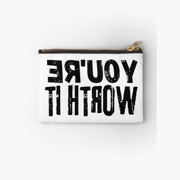 Item preview, Backwards Letter You're Worth It, Vintage Grunge designed and sold by ACC .