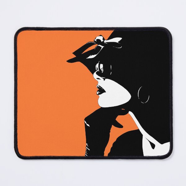 Item preview, Cafe Girl: Reflections (on orange) designed and sold by Brina Williamson.