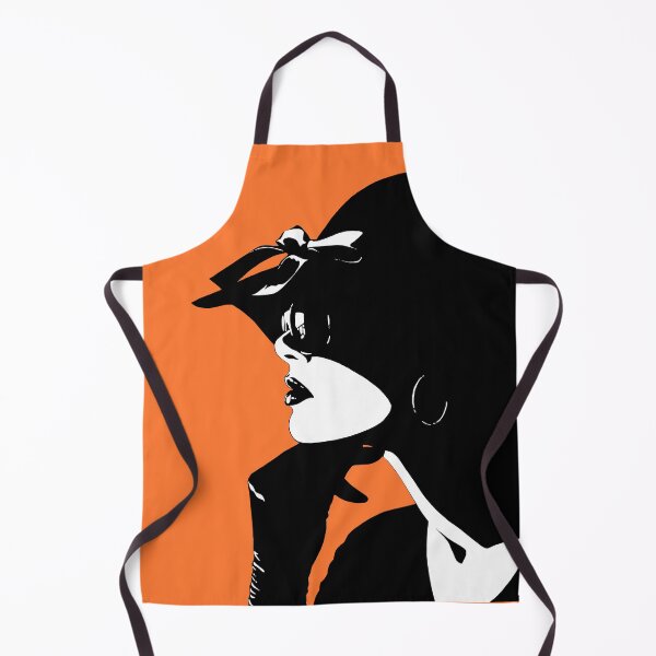 Item preview, Cafe Girl: Reflections (on orange) designed and sold by Brina Williamson.