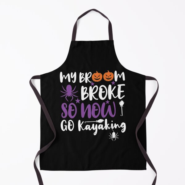 Item preview, Kayaking Halloween Costume T-ShirtMy Broom Broke So Now I Go Kayaking Vintage Funny Scary Paddler Witch Paddling Lover Halloween Costume Gift Father's Day Mother's Day Christmas Birthday For Men Women designed and sold by ShopBaoloc.
