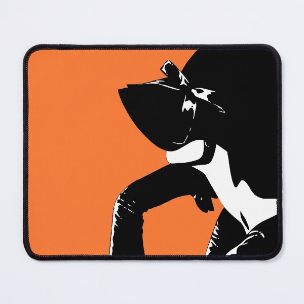 Item preview, Cafe Girl: Obscured (on orange) designed and sold by Brina Williamson.