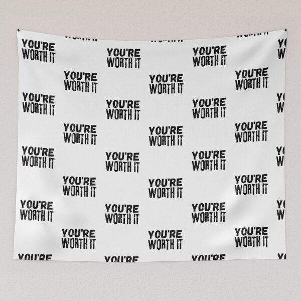 Item preview, You're Worth It, Vintage Grunge designed and sold by ACC .