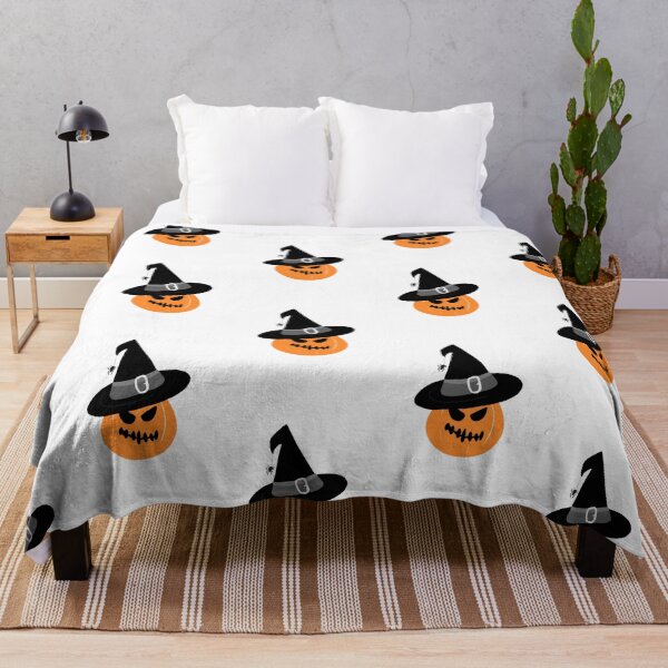 Item preview, Halloween pumpkin in a hat designed and sold by DigitalartAM.