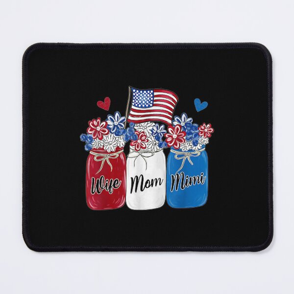 Item preview, Wife Mom Mimi Sunflower American Flag 4th July designed and sold by cysandy.