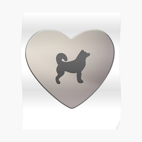 A place in the heart - Siberian Husky Poster